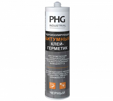 Гидроизолирующий Битумный клей-герметик PHG Industrial 280 ml