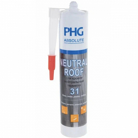 Силиконовый герметик PHG Absolute Neutral Roof (белый) 280 ml